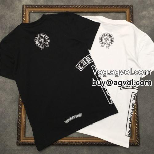 オリジナル CHROME HEARTSコピー 大好評 クロムハーツコピー 2色可選 2022  半袖Tシャツ