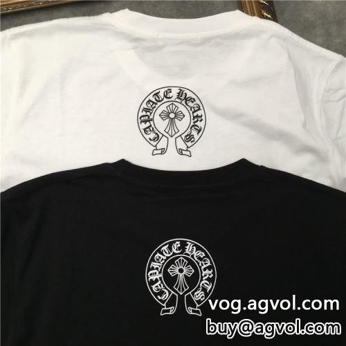 オリジナル CHROME HEARTSコピー 大好評 クロムハーツコピー 2色可選 2022  半袖Tシャツ