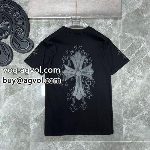 おすすめ/オススメ 2022 半袖Tシャツ CHROME HEARTSコピー クロムハーツコピー 2色可選