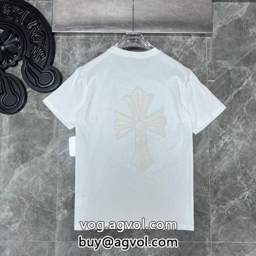 おすすめ/オススメ 2022 半袖Tシャツ CHROME HEARTSコピー クロムハーツコピー 2色可選