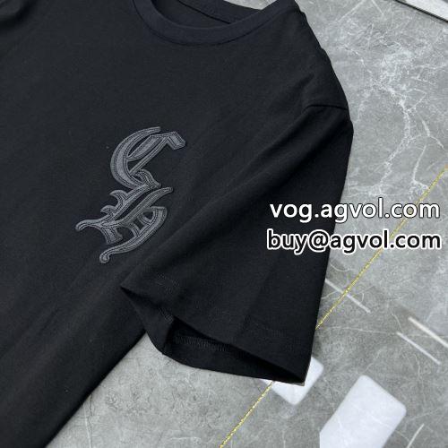 快適 高級感ある 2022 半袖Tシャツ 2色可選 CHROME HEARTSコピー クロムハーツコピー