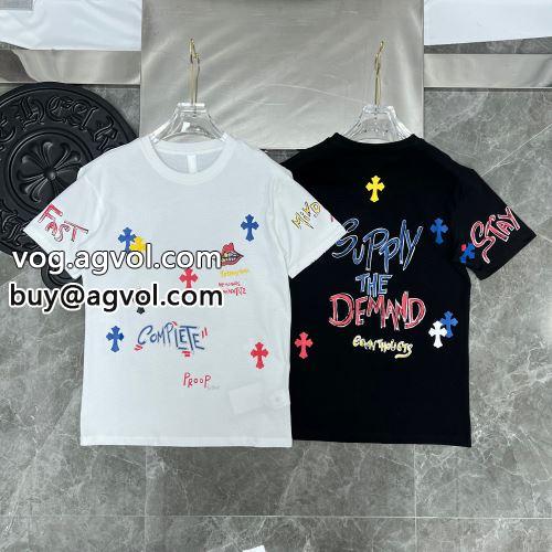  ファション性の高い CHROME HEARTSコピー  半袖Tシャツ クロムハーツコピー 2色可選 2022   