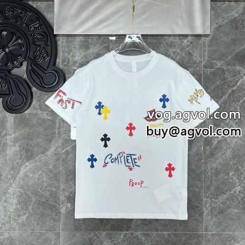 ファション性の高い CHROME HEARTSコピー  半袖Tシャツ クロムハーツコピー 2色可選 2022