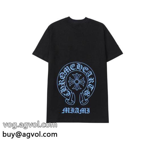 CHROME HEARTSコピー 半袖Tシャツ クロムハーツコピー 3色可選 2022