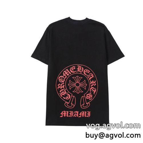 CHROME HEARTSコピー 半袖Tシャツ クロムハーツコピー 3色可選 2022