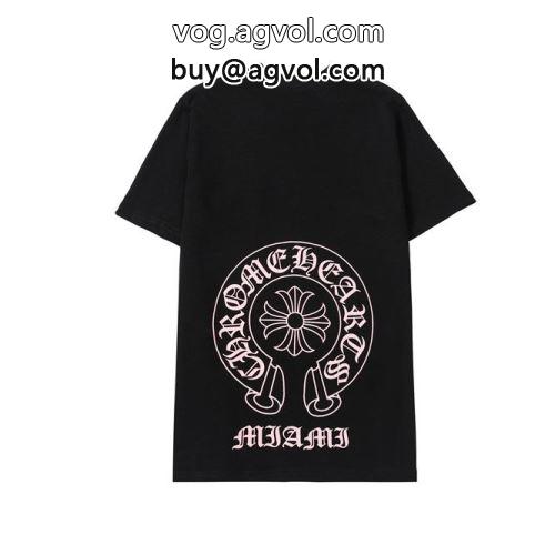 CHROME HEARTSコピー 半袖Tシャツ クロムハーツコピー 3色可選 2022