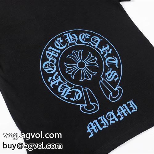CHROME HEARTSコピー 半袖Tシャツ クロムハーツコピー 3色可選 2022