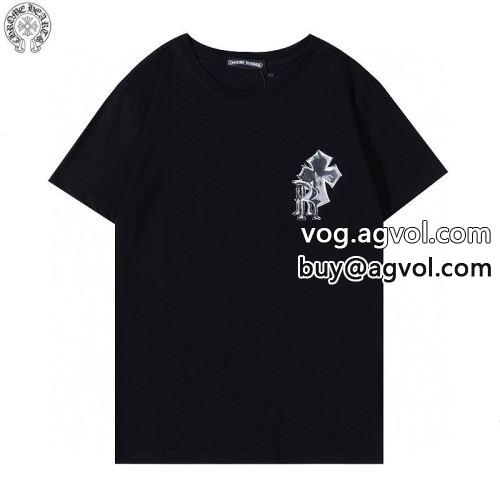 風合いが出る CHROME HEARTSコピー 2色可選 2022 半袖Tシャツ クロムハーツコピー