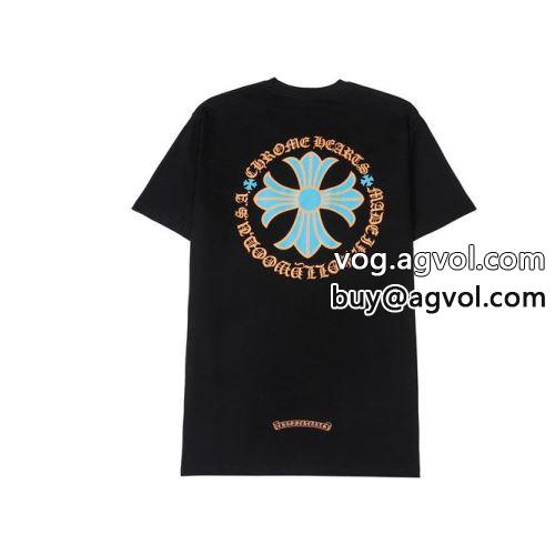 クロムハーツコピー 2色可選 半袖Tシャツ 2022 魅力ファッション カジュアル CHROME HEARTSコピー
