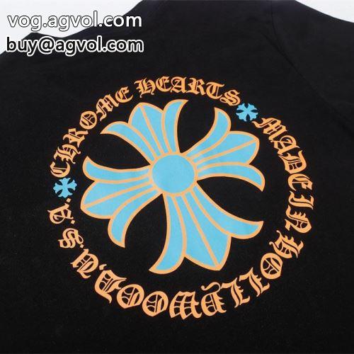 クロムハーツコピー 2色可選 半袖Tシャツ 2022 魅力ファッション カジュアル CHROME HEARTSコピー