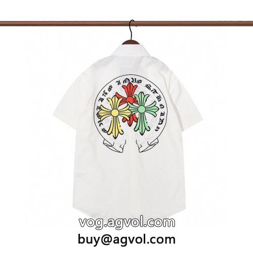 今買い◎得 着心地満点 CHROME HEARTSコピー 2022 半袖Tシャツ クロムハーツコピー 2色可選