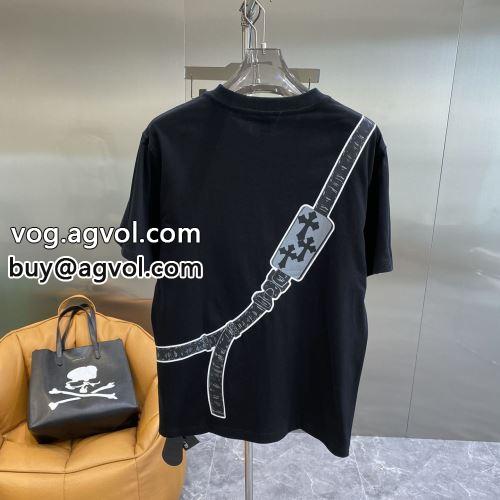 2色可選 CHROME HEARTSコピー カッコいい印象を付ける 2022 半袖Tシャツ 豊富なサイズ クロムハーツコピー