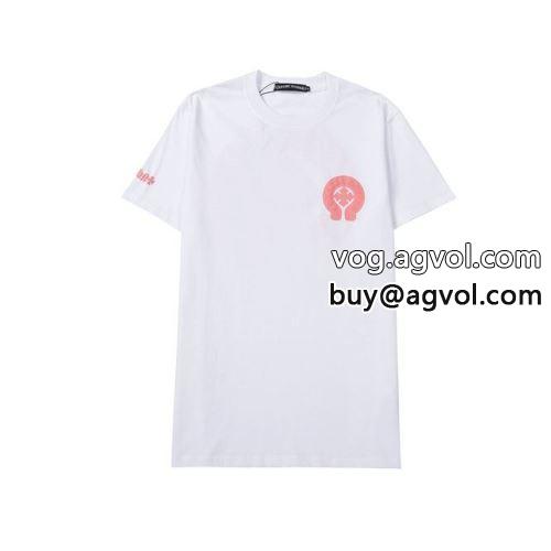 個性的なデザ クロムハーツコピー  2色可選 頑丈な素材 2022 半袖Tシャツ CHROME HEARTSコピー