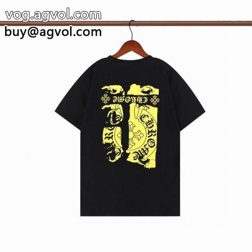 CHROME HEARTSコピー サイズ豊富 乾きやすい 2022 クロムハーツコピー 半袖Tシャツ 2色可選