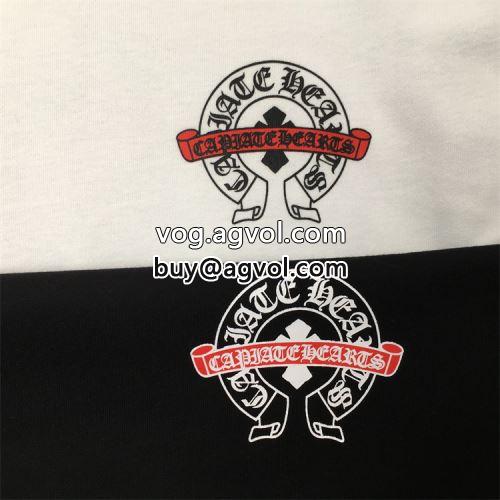 使い勝手抜群 2色可選 半袖Tシャツ CHROME HEARTSコピー 人気商品登場 2022 クロムハーツコピー