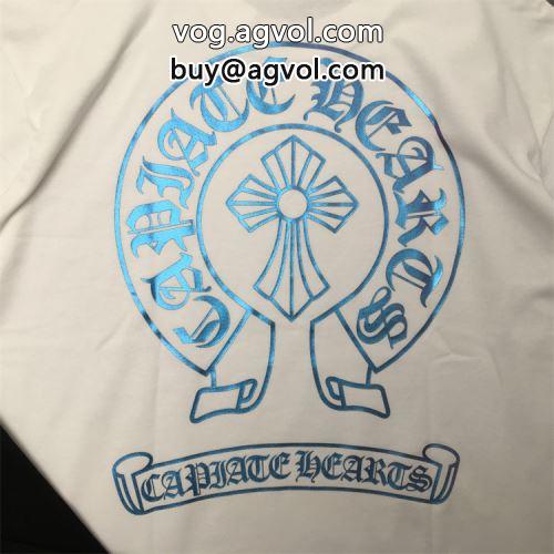 クロムハーツコピー 着心地抜群 半袖Tシャツ 上品な輝きを放つ形 CHROME HEARTSコピー  2色可選 2022