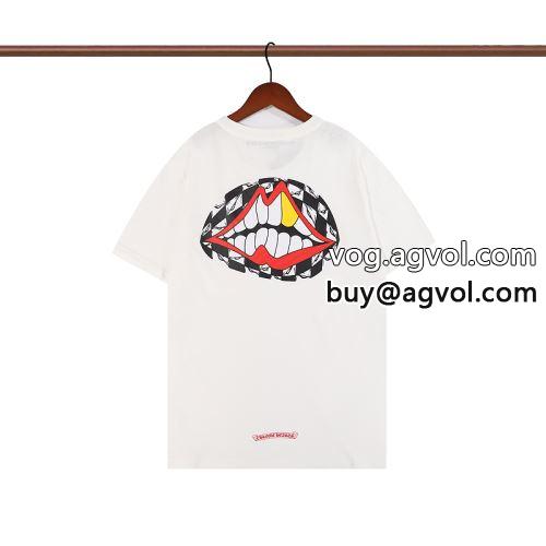 選べる極上 2022 クロムハーツコピー お洒落に魅せる 2色可選 半袖Tシャツ CHROME HEARTSコピー