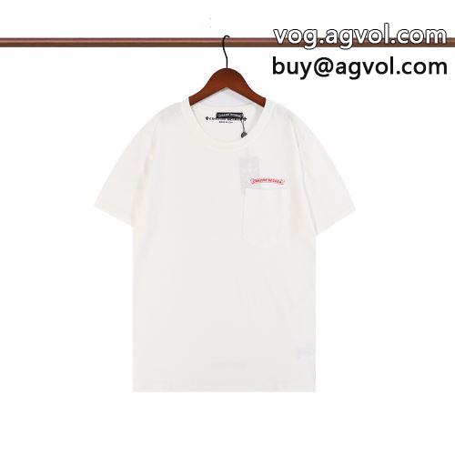 選べる極上 2022 クロムハーツコピー お洒落に魅せる 2色可選 半袖Tシャツ CHROME HEARTSコピー