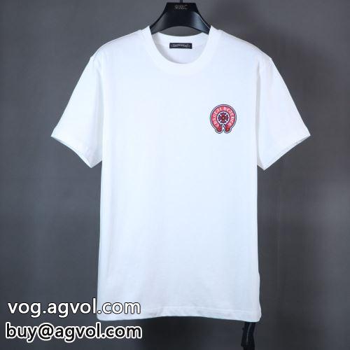 スタイリッシュな印象  2色可選 2022 CHROME HEARTSコピー 快適な着心地 クロムハーツコピー 半袖Tシャツ