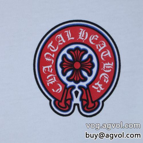 スタイリッシュな印象  2色可選 2022 CHROME HEARTSコピー 快適な着心地 クロムハーツコピー 半袖Tシャツ