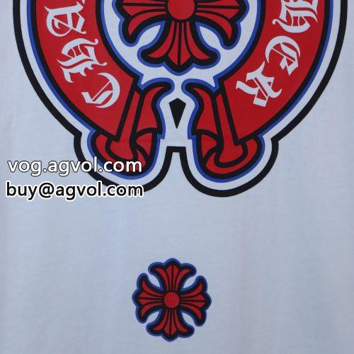 スタイリッシュな印象  2色可選 2022 CHROME HEARTSコピー 快適な着心地 クロムハーツコピー 半袖Tシャツ