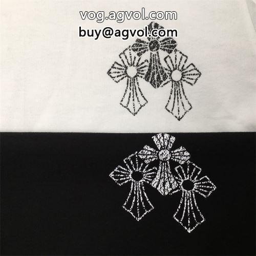 おすすめ/オススメ 2色可選 CHROME HEARTSコピー 2022 クロムハーツコピー ドライ 半袖Tシャツ