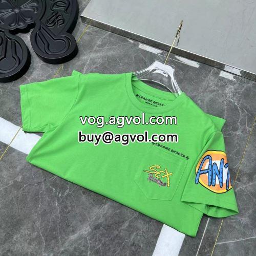 数に限りがある 2022 半袖Tシャツ CHROME HEARTSコピー スタイリッシュな印象 クロムハーツコピー