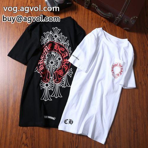  人気商品登場 クロムハーツコピー  2色可選 2022 半袖Tシャツ 超目玉 CHROME HEARTSコピー    