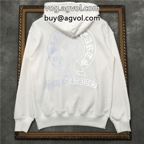大絶賛の履き心地! 2色可選  2022 CHROME HEARTSコピー クロムハーツコピー パーカー