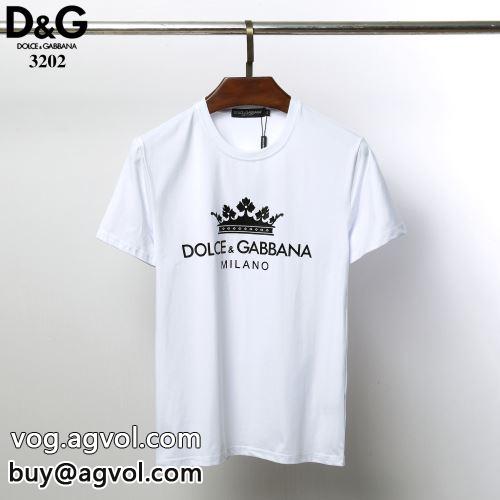 乾きやすい Dolce&Gabbanaコピー 半袖シャツ 着回し度抜群  2022 2色可選 ドルチェ＆ガッバーナコピー