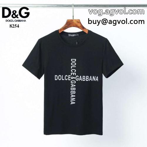  落ち着いた感覚 2022 ドルチェ＆ガッバーナコピー 快適な着心地 半袖シャツ Dolce&Gabbanaコピー 2色可選   