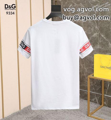 ドルチェ＆ガッバーナコピー  圧倒的な高級感 2色可選 2022 風合いが出る  Dolce&Gabbanaコピー 半袖シャツ