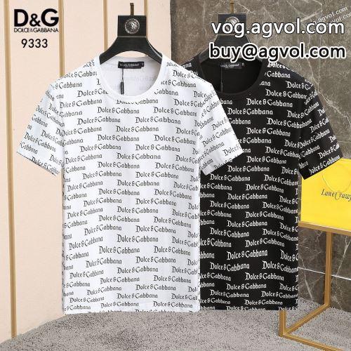  2色可選 吸汗速乾 2022 TOPセラー賞受賞！ 半袖シャツ ドルチェ＆ガッバーナコピー Dolce&Gabbanaコピー  