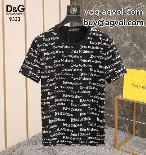 2色可選 吸汗速乾 2022 TOPセラー賞受賞！ 半袖シャツ ドルチェ＆ガッバーナコピー Dolce&Gabbanaコピー