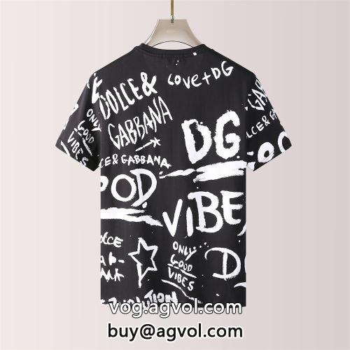 2022 半袖シャツ ドライ ドルチェ＆ガッバーナコピー バリエーションに富む Dolce&Gabbanaコピー 2色可選