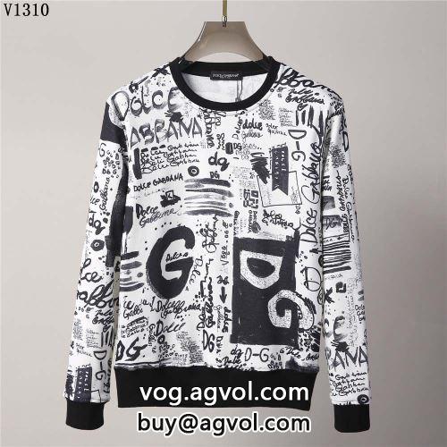  ドルチェ＆ガッバーナコピー 2022 TOPセラー賞受賞！ Dolce&Gabbanaコピー 著名人の着用 プルオーバーパーカー   