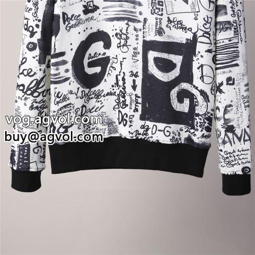ドルチェ＆ガッバーナコピー 2022 TOPセラー賞受賞！ Dolce&Gabbanaコピー 著名人の着用 プルオーバーパーカー