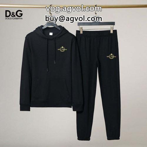  Dolce&Gabbanaコピー 2色可選 秋のお出かけに最適 上下セット ドルチェ＆ガッバーナコピー 2022    