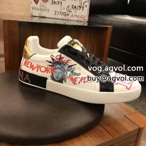 ナチュラルな素材感 2022 ドルチェ＆ガッバーナコピー シューズ Dolce&Gabbanaコピー お洒落自在 カジュアルシューズ
