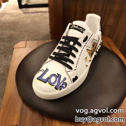 Dolce&Gabbanaコピー 抗菌・防臭加工 上質 カジュアルシューズ  2022 シューズ ドルチェ＆ガッバーナコピー