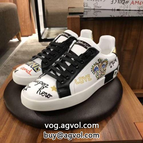  お洒落に魅せる シューズ ドルチェ＆ガッバーナコピー Dolce&Gabbanaコピー 軽量  2022 カジュアルシューズ  