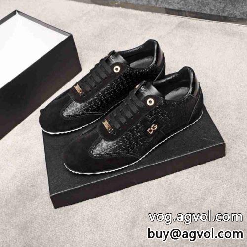  2022 超軽量設計 ドルチェ＆ガッバーナコピー Dolce&Gabbanaコピー 2色可選 ナチュラルな素材感 カジュアルシューズ シューズ  