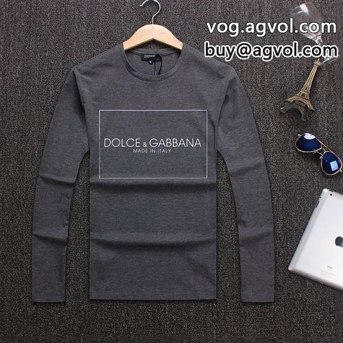 Dolce&Gabbanaコピー 超激得品質保証 3色可選 限量販売 ドルチェ＆ガッバーナコピー 2022 長袖Tシャツ