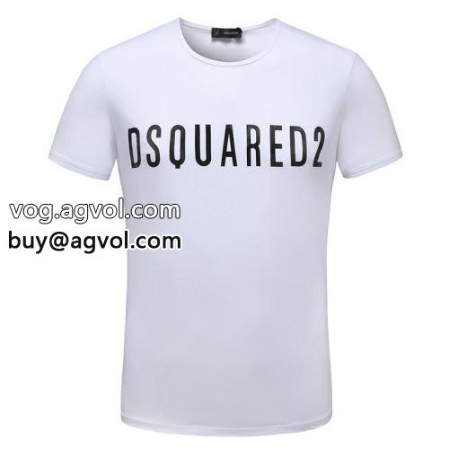 【激安】ディースクエアード DSQUARED2 ブランド コピー 2022春夏 半袖Tシャツ 2色可選 デザイン性の高い