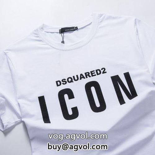 人気激売れ 2022春夏 半袖Tシャツ カジュアル ディースクエアード DSQUARED2 コピー 2色可選