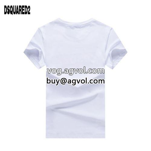 カッコいい印象を付ける ディースクエアード DSQUARED2 ブランド 偽物 通販 半袖Tシャツ 2022春夏 売れ筋！ 2色可選
