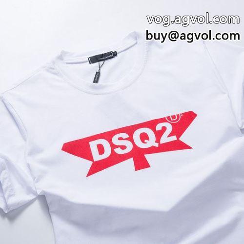 カッコいい印象を付ける ディースクエアード DSQUARED2 ブランド 偽物 通販 半袖Tシャツ 2022春夏 売れ筋！ 2色可選
