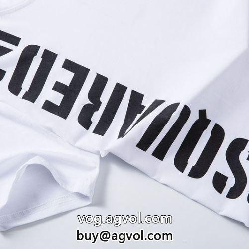 最旬アイテム 2022春夏 半袖Tシャツ 2色可選 快適な着心地 ブランドコピー ディースクエアード DSQUARED2