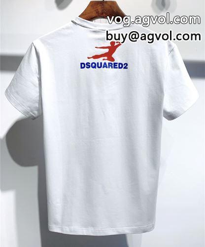 2022春夏 人気商品 半袖Tシャツ 2色可選 ディースクエアードスーパーコピー スタイリッシュな印象 ディースクエアード DSQUARED2