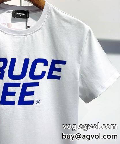 2022春夏 人気商品 半袖Tシャツ 2色可選 ディースクエアードスーパーコピー スタイリッシュな印象 ディースクエアード DSQUARED2